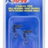 AFW FTV070B-A Size #1 70lb SS Ball Bearing Snap Swivels 2pc -Fishing Equipment Store afw ftv070b a size 1 70lb ss ball bearing snap swivels 2pc 92287.1651077482.386.513
