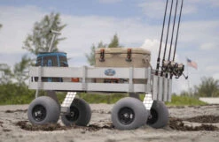 Alumacart Big Kahuna Beach Wagon W/UV Decking -Fishing Equipment Store alumacart alum315 big kahuna beach wagon w uv decking 02692.1665199053