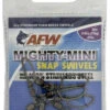 American Fishing Wire Mighty Mini Stainless Steel Snap Swivels 1 American Fishing Wire Mighty Mini Stainless Steel Snap Swivels -Fishing Equipment Store american fishing wire mighty mini snap swivels 77687.1651171781