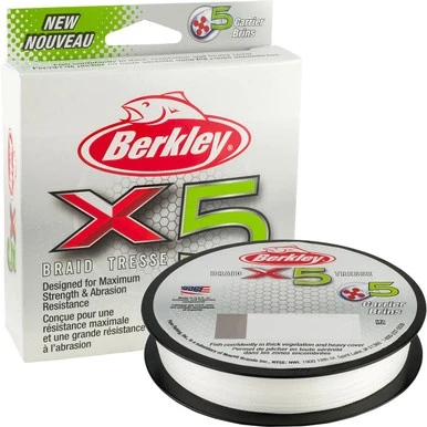 Berkley X5 Braided Line - Crystal - 40lb - 330yds 3 Berkley X5 Braided Line - Crystal - 40lb - 330yds