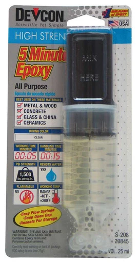 Devcon 5 Minute Epoxy 3 Devcon 5 Minute Epoxy