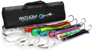 Fathom Offshore Pre-Rigged Blue Marlin Trolling Lure 6 Pack 3 Fathom Offshore Pre-Rigged Blue Marlin Trolling Lure 6 Pack