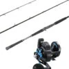 Ocean Tackle International OTI-PBI701HFC Pitch Black Inshore/Daiwa 20H Saltist Reel Combo -Fishing Equipment Store oti pbi701hfc pitch black inshore rod daiwa saltist saltist20h conventional reel combo 05363.1656654525.386.513