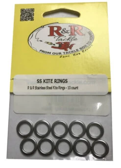 R&R KR9 Stainless Steel Kite Rings - 9 Mm