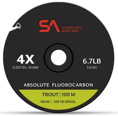 Scientific Anglers Absolute Fluorocarbon Trout Tippet - 100M 3 Scientific Anglers Absolute Fluorocarbon Trout Tippet - 100M